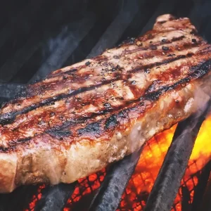 Carne Asada con Tajadas