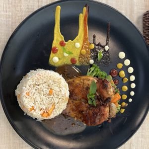 Pollo en Salsa de Loroco